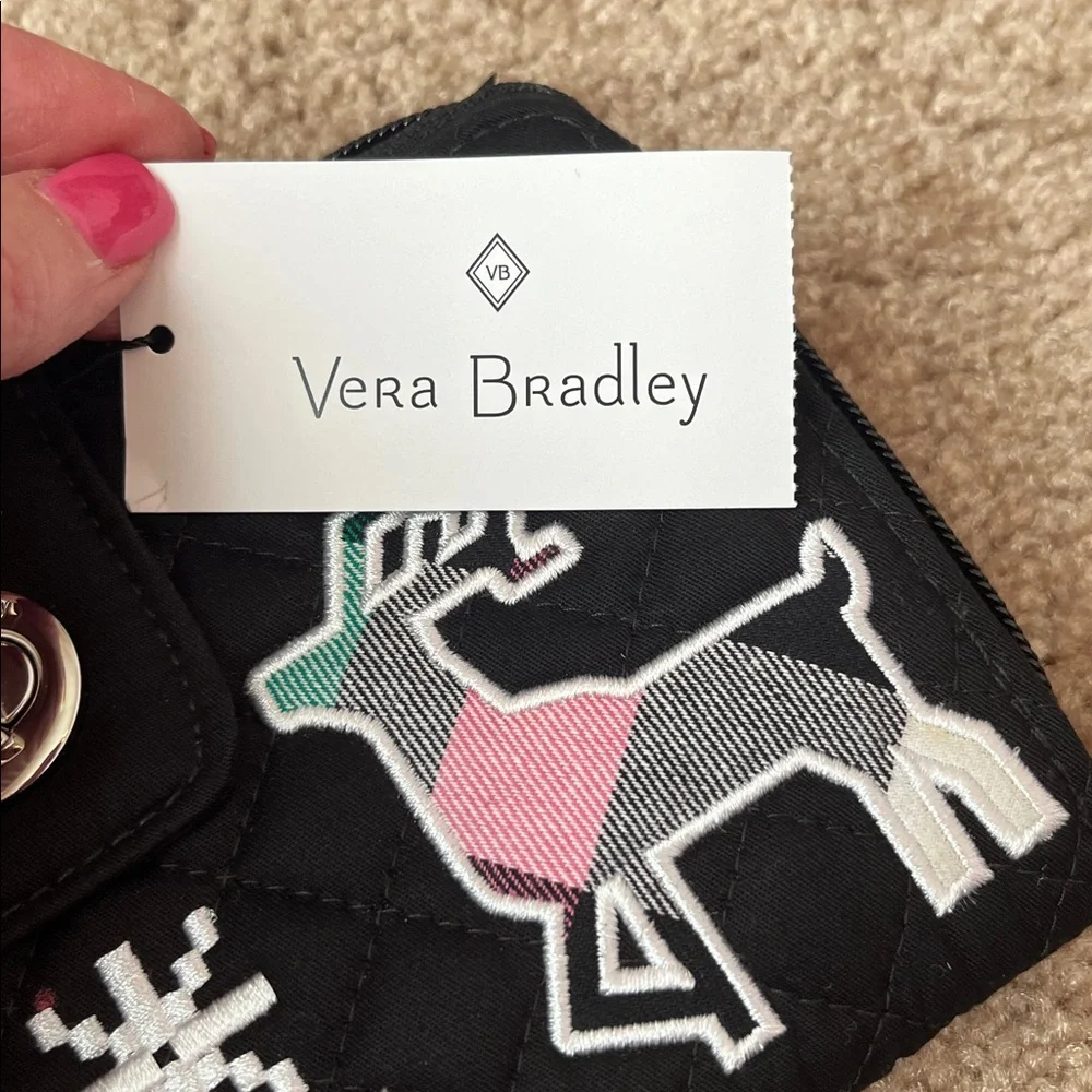 NWT Vera Bradley Nordic Multi Plaid Turnlock Wallet - Picture 11 of 12